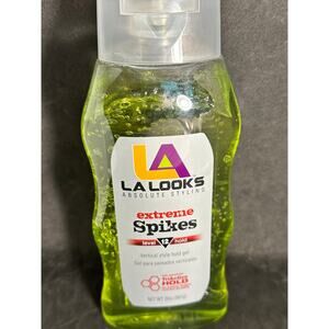 VTG NOS LA Looks Extreme Spikes Hair Gel; Level 12 Hold; 20 oz